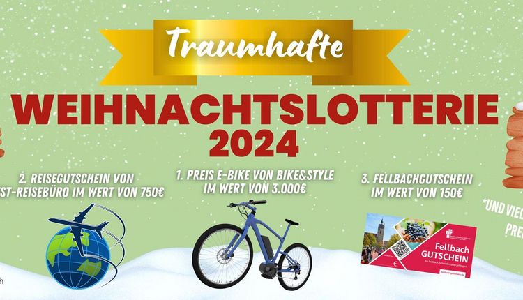 Weihnachtslotterie 2024 – Gewinne großartige Preise und unterstütze die Gemeinschaft! 